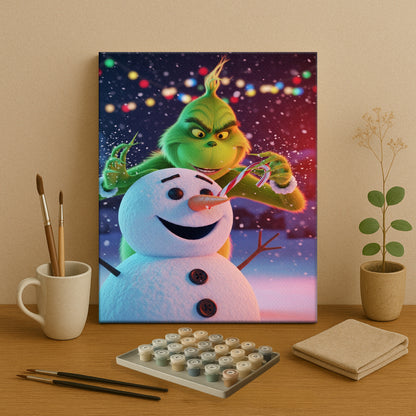 Colorful Christmas Joy #60 | Paint by Numbers Kit EasyArtJoy