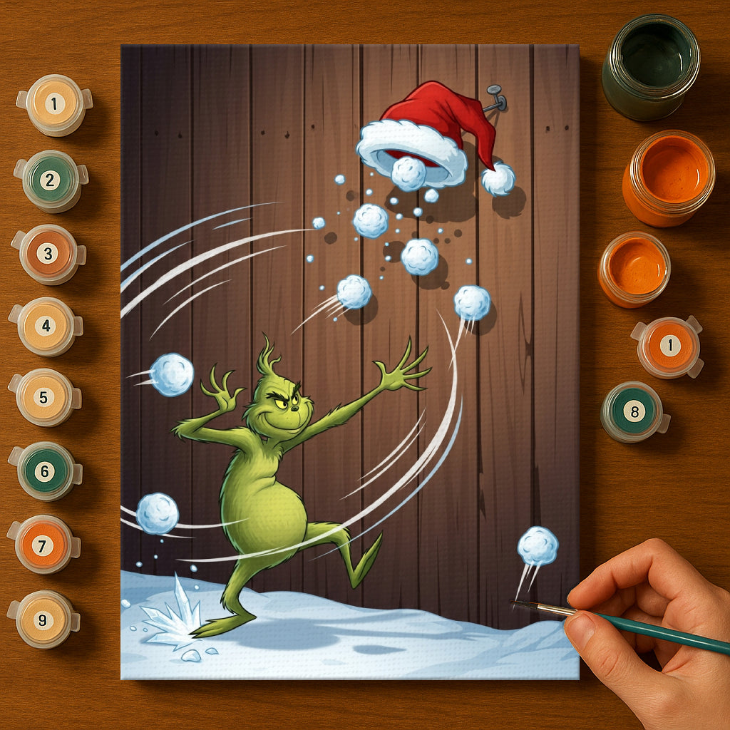 Colorful Christmas Joy #61 | Paint by Numbers Kit EasyArtJoy
