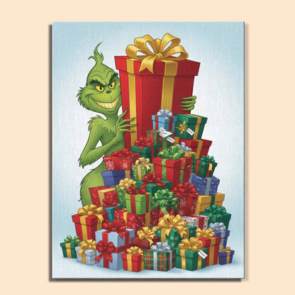 Colorful Christmas Joy #62 | Paint by Numbers Kit EasyArtJoy