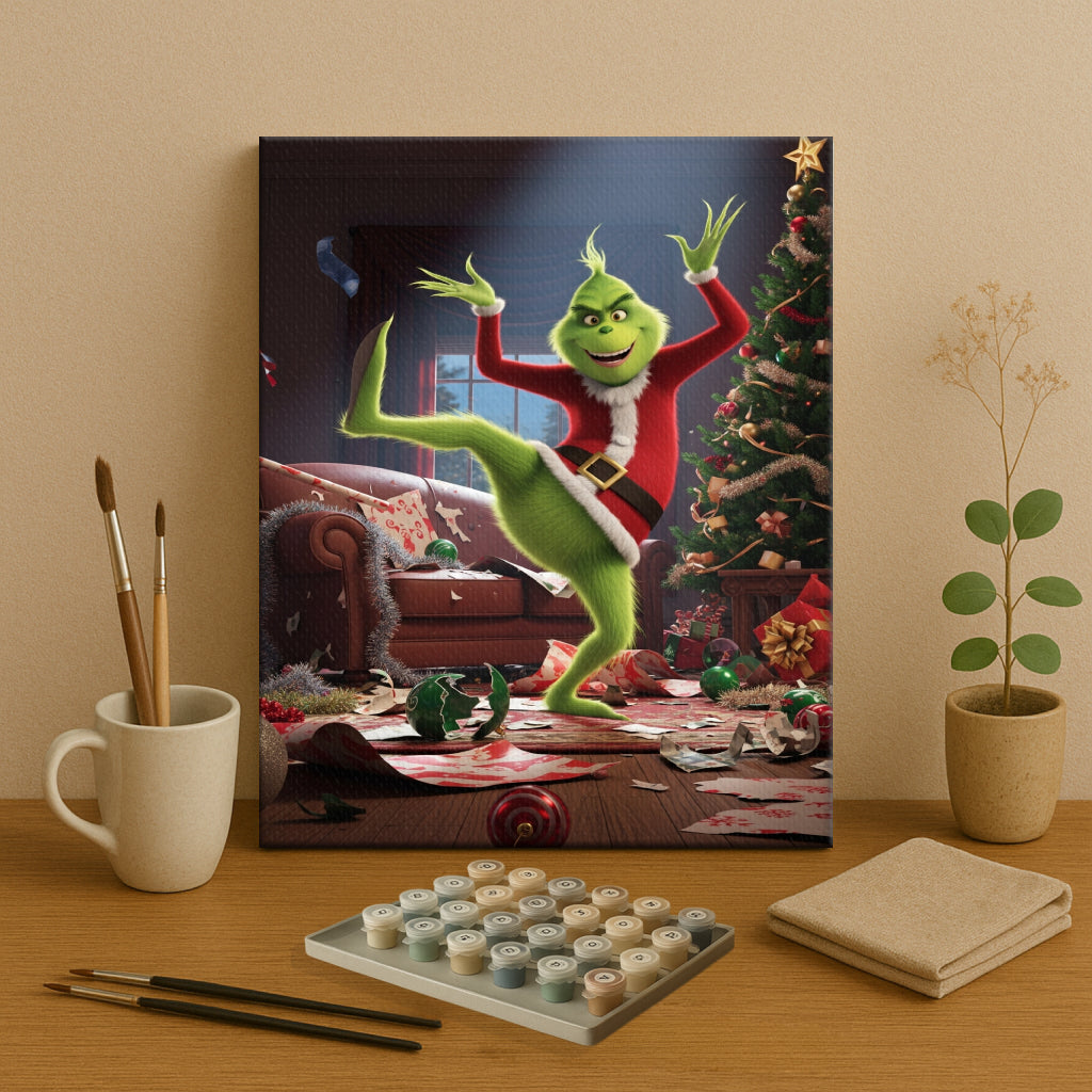 Colorful Christmas Joy #63 | Paint by Numbers Kit EasyArtJoy