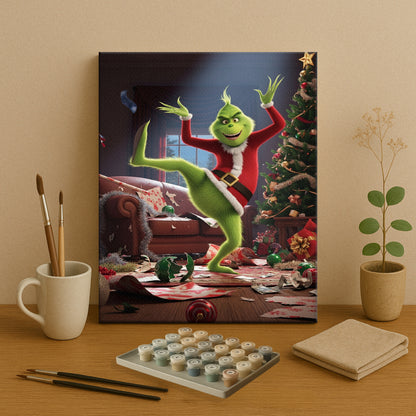 Colorful Christmas Joy #63 | Paint by Numbers Kit EasyArtJoy