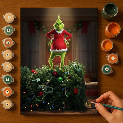 Colorful Christmas Joy #64 | Paint by Numbers Kit EasyArtJoy