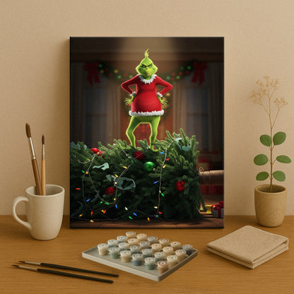 Colorful Christmas Joy #64 | Paint by Numbers Kit EasyArtJoy