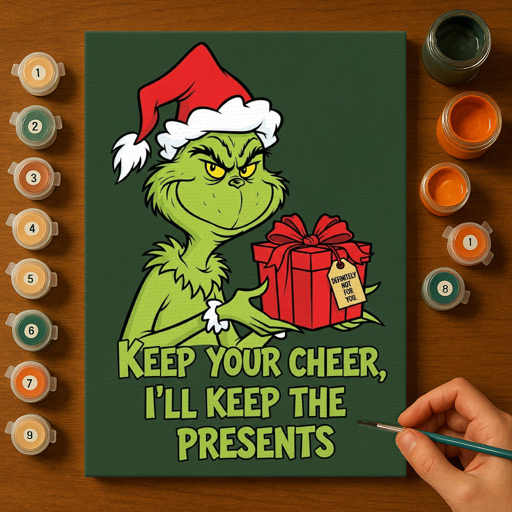 Colorful Christmas Joy #65 | Paint by Numbers Kit EasyArtJoy