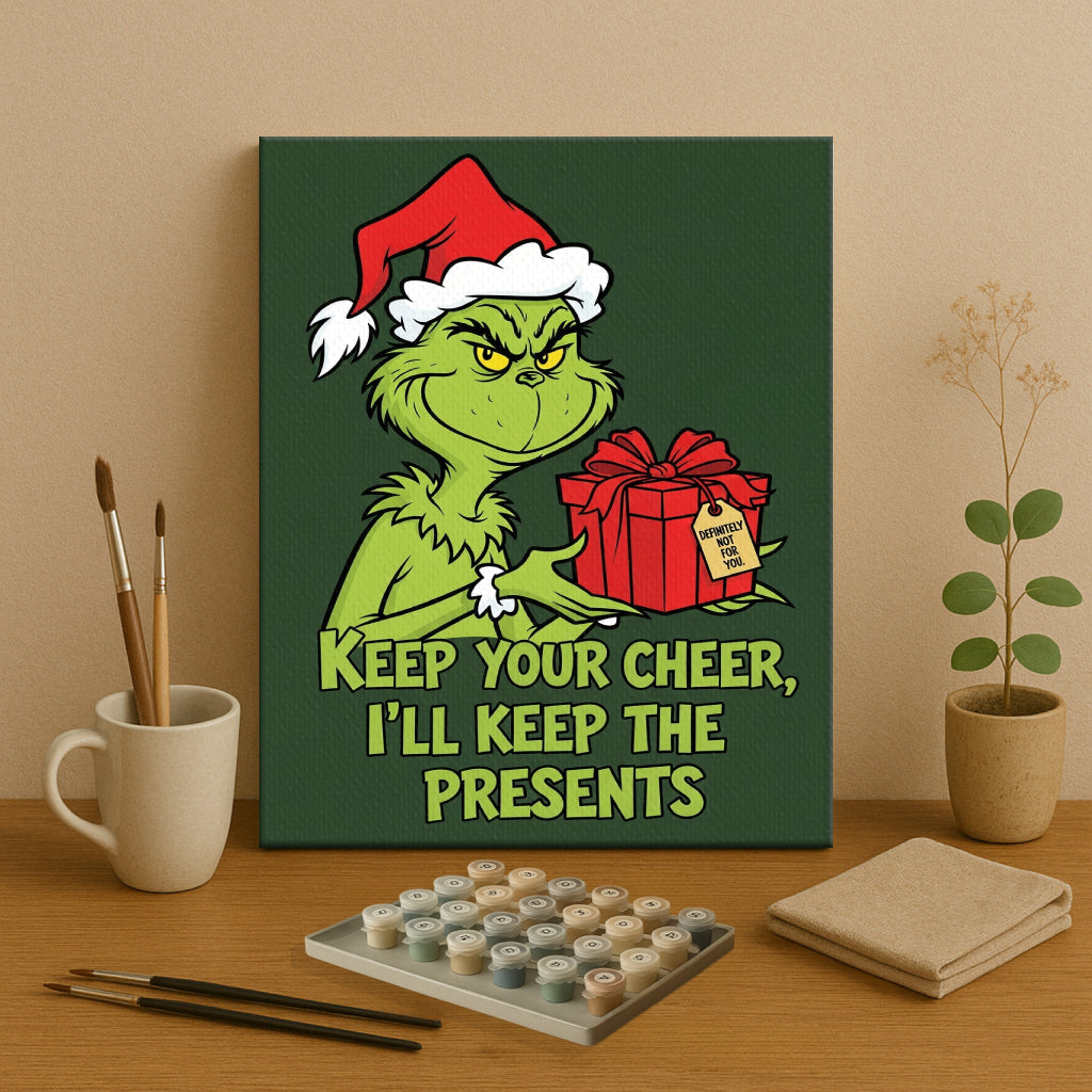 Colorful Christmas Joy #65 | Paint by Numbers Kit EasyArtJoy