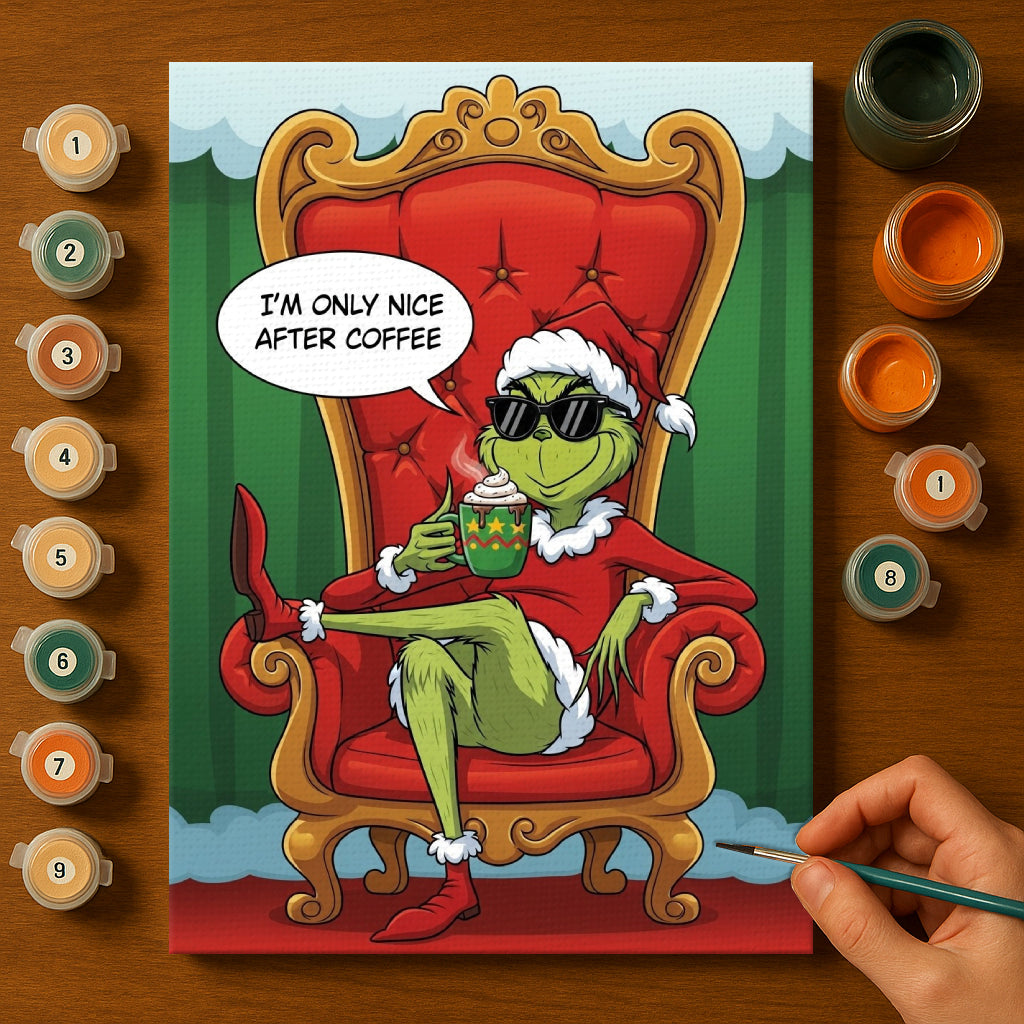 Colorful Christmas Joy #68 | Paint by Numbers Kit EasyArtJoy