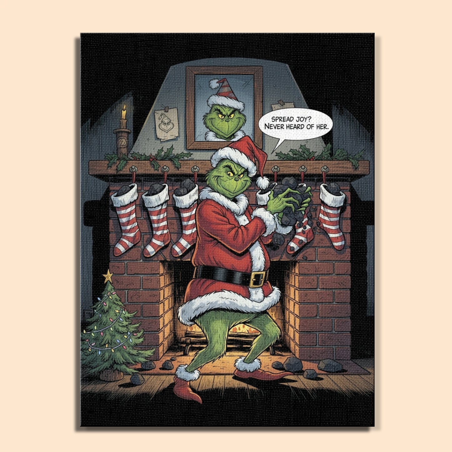 Colorful Christmas Joy #70 | Paint by Numbers Kit EasyArtJoy