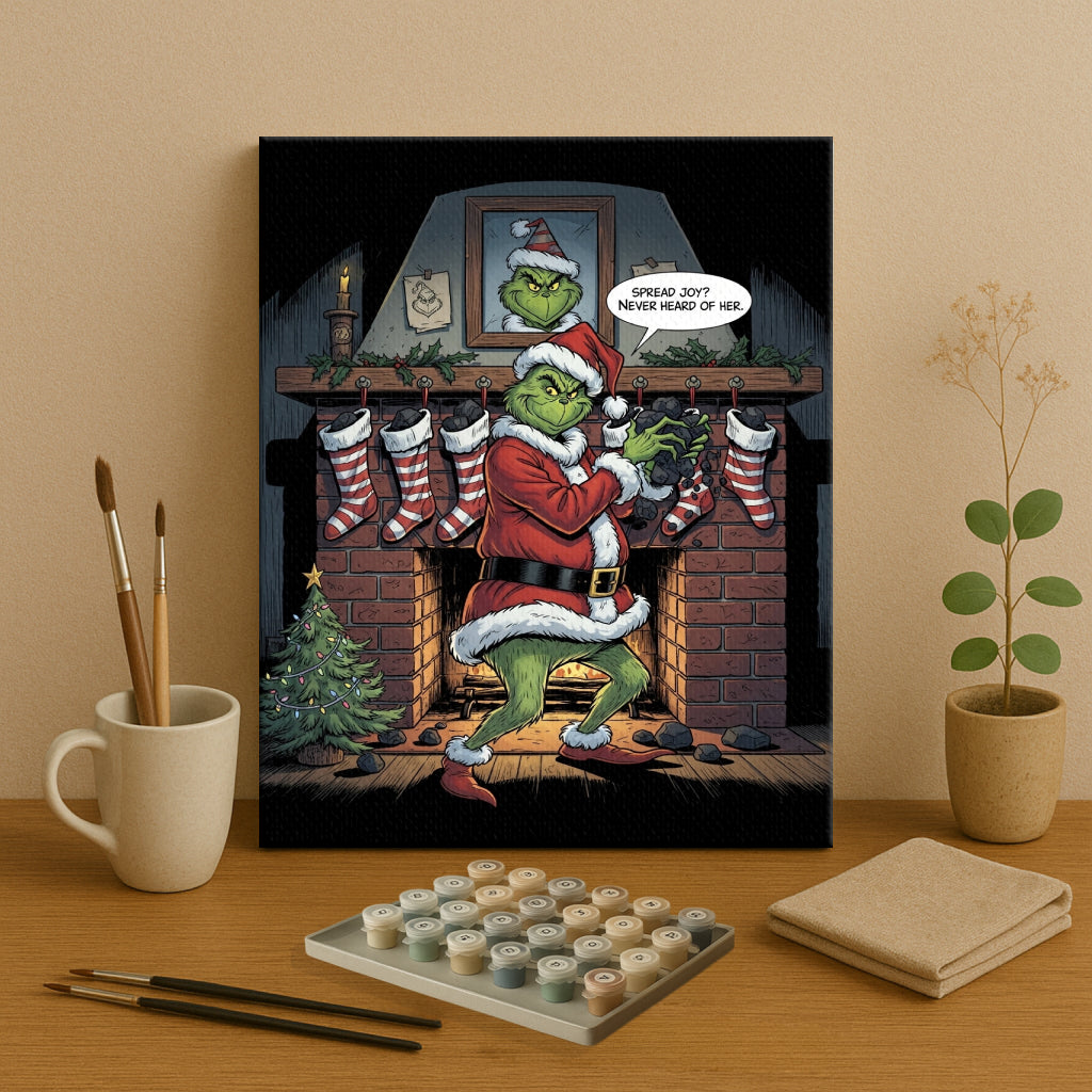 Colorful Christmas Joy #70 | Paint by Numbers Kit EasyArtJoy