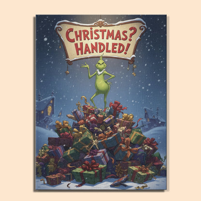 Colorful Christmas Joy #72 | Paint by Numbers Kit EasyArtJoy