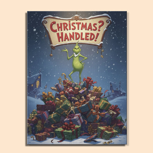 Colorful Christmas Joy #72 | Paint by Numbers Kit EasyArtJoy