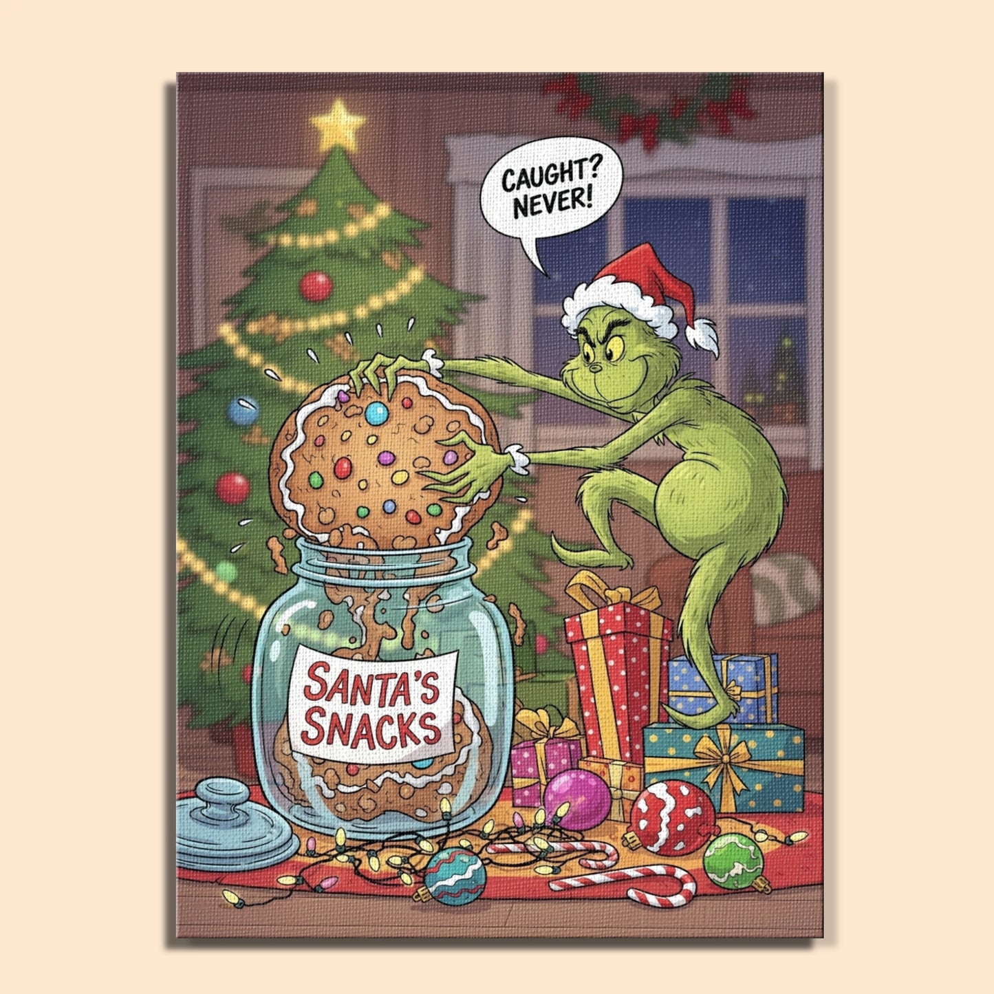 Colorful Christmas Joy #73 | Paint by Numbers Kit EasyArtJoy