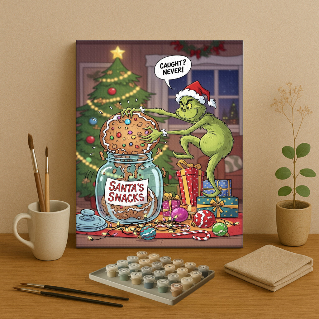 Colorful Christmas Joy #73 | Paint by Numbers Kit EasyArtJoy