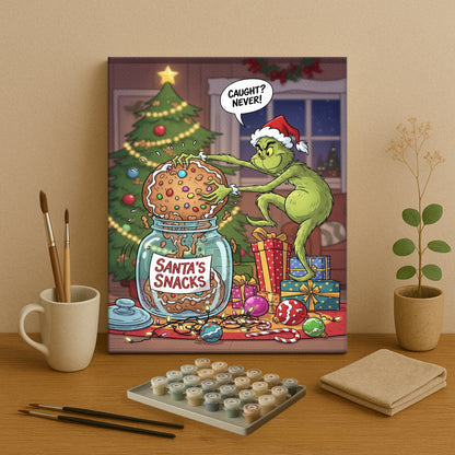 Colorful Christmas Joy #73 | Paint by Numbers Kit EasyArtJoy