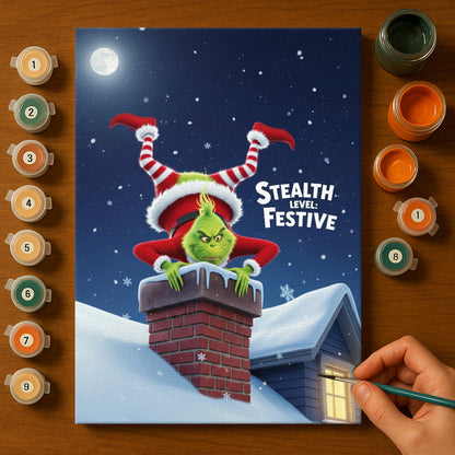 Colorful Christmas Joy #74 | Paint by Numbers Kit EasyArtJoy