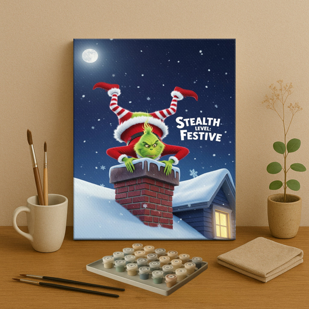 Colorful Christmas Joy #74 | Paint by Numbers Kit EasyArtJoy