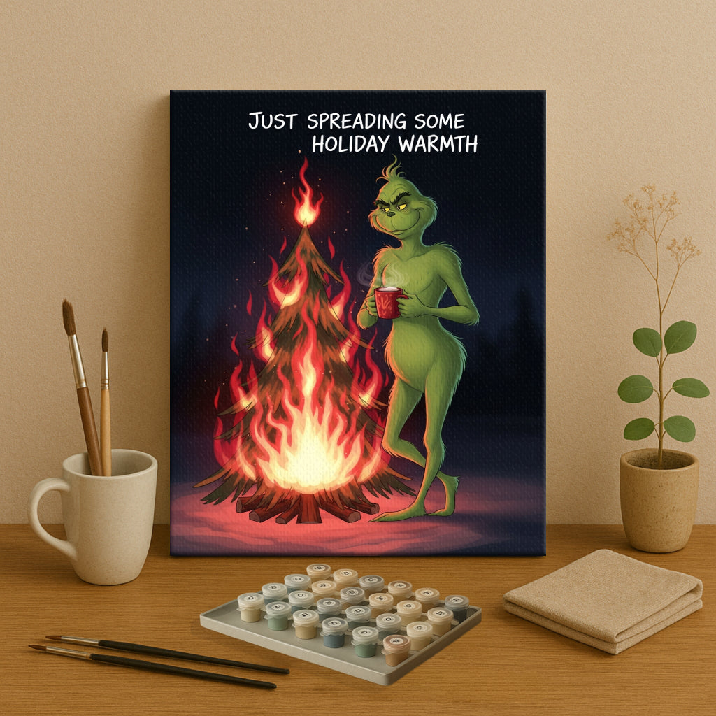 Colorful Christmas Joy #75 | Paint by Numbers Kit EasyArtJoy