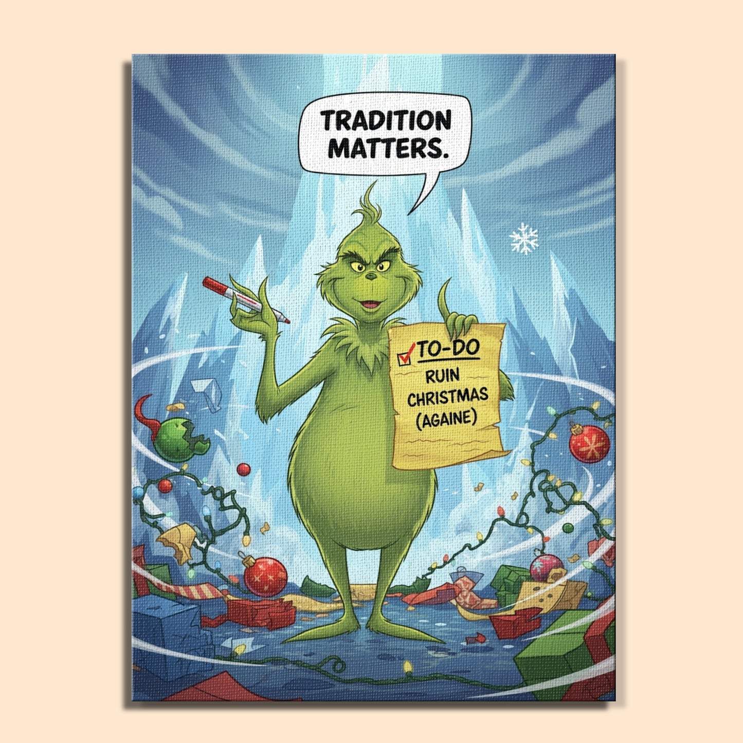 Colorful Christmas Joy #76 | Paint by Numbers Kit EasyArtJoy