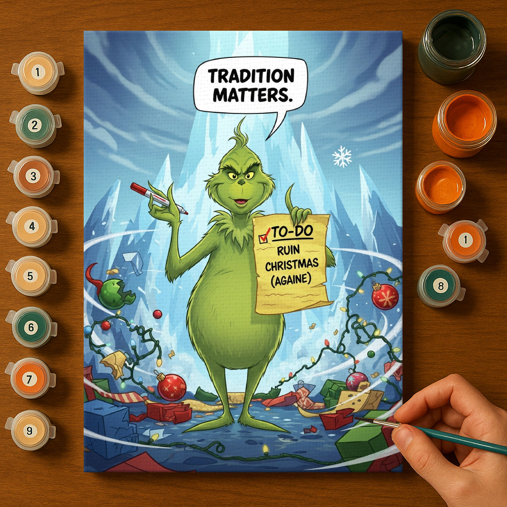 Colorful Christmas Joy #76 | Paint by Numbers Kit EasyArtJoy