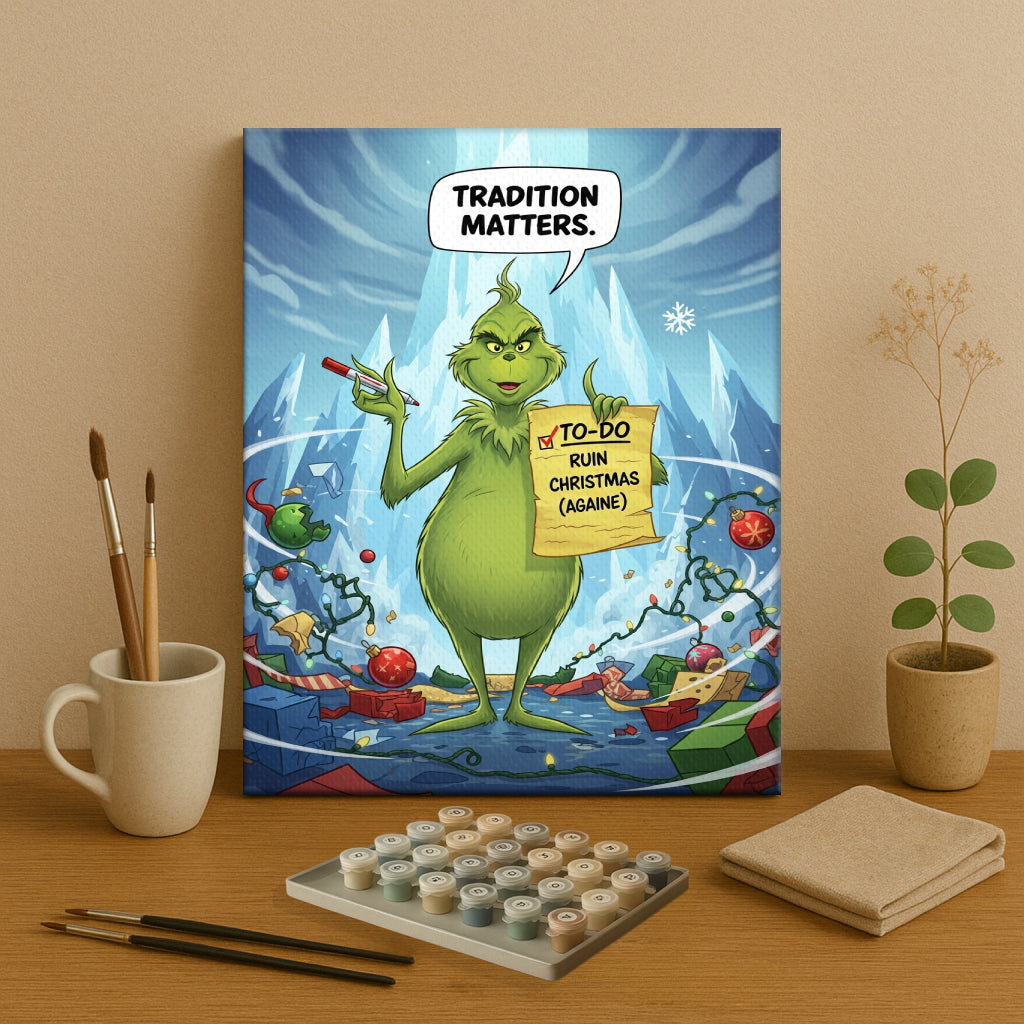 Colorful Christmas Joy #76 | Paint by Numbers Kit EasyArtJoy