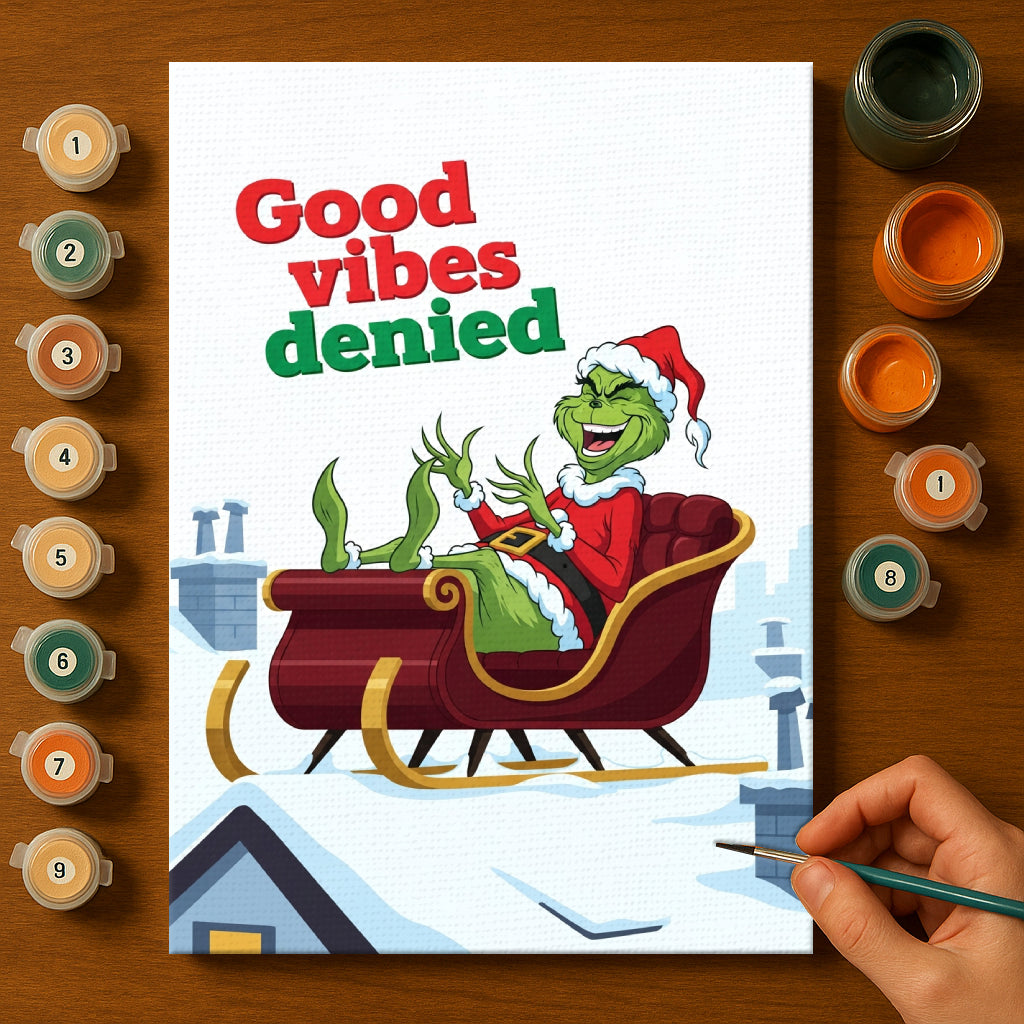 Colorful Christmas Joy #77 | Paint by Numbers Kit EasyArtJoy