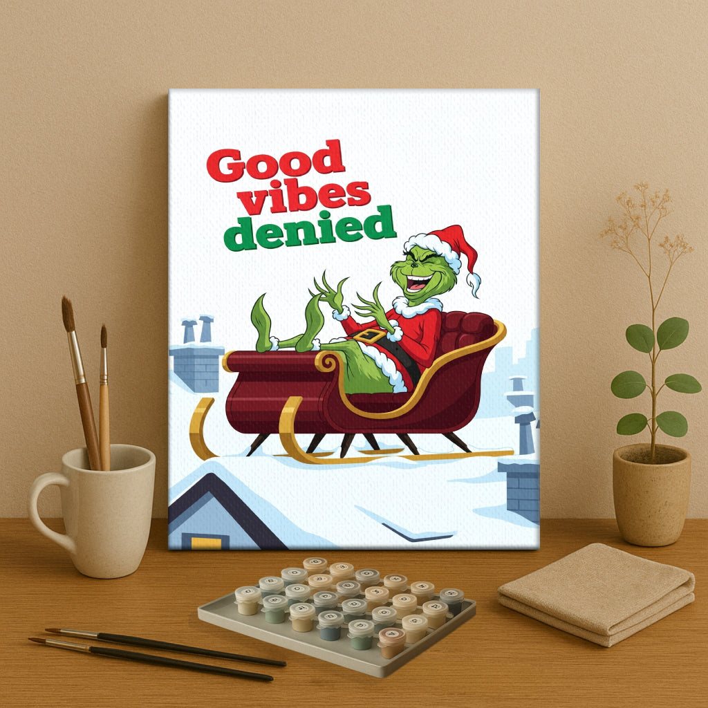 Colorful Christmas Joy #77 | Paint by Numbers Kit EasyArtJoy