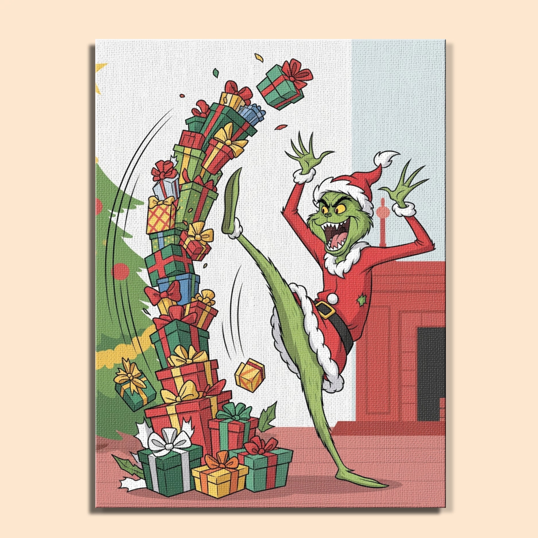 Colorful Christmas Joy #79 | Paint by Numbers Kit EasyArtJoy