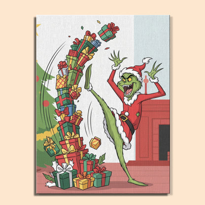 Colorful Christmas Joy #79 | Paint by Numbers Kit EasyArtJoy