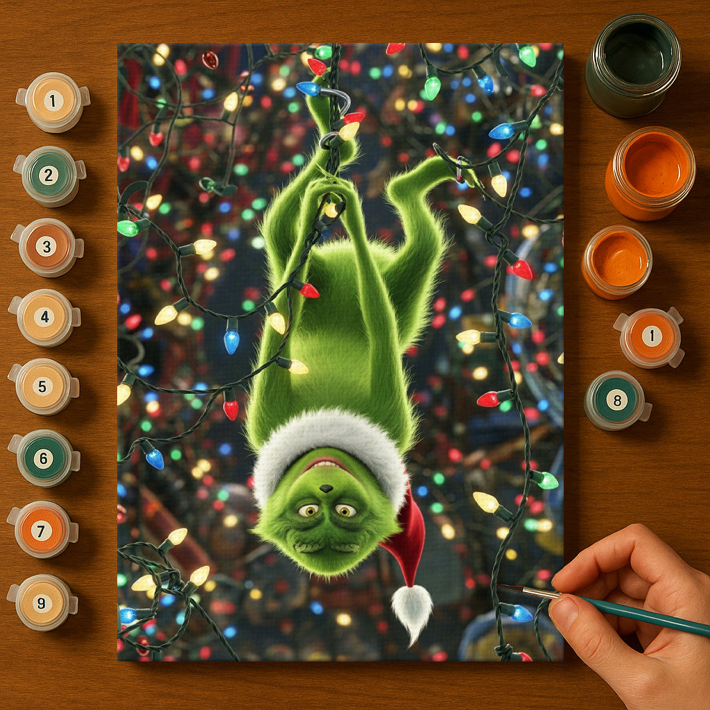 Colorful Christmas Joy #80 | Paint by Numbers Kit EasyArtJoy