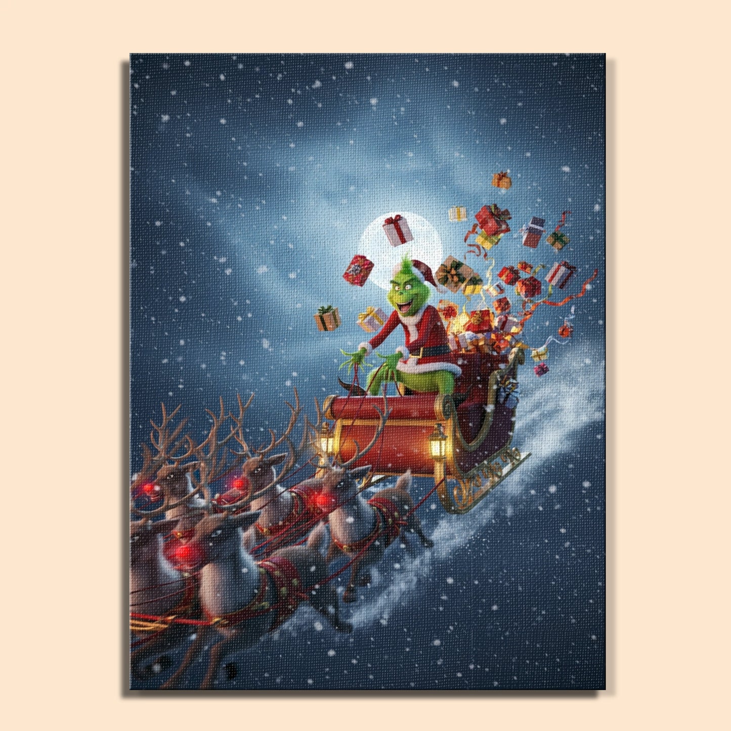 Colorful Christmas Joy #81 | Paint by Numbers Kit EasyArtJoy