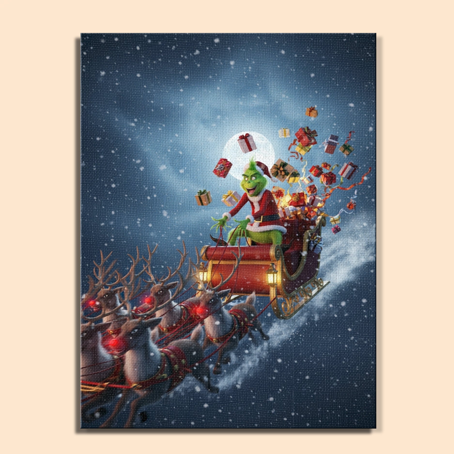 Colorful Christmas Joy #81 | Paint by Numbers Kit EasyArtJoy