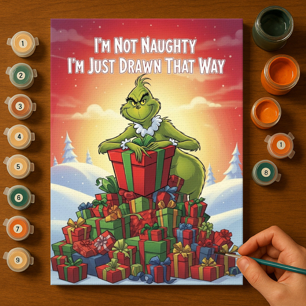 Colorful Christmas Joy #82 | Paint by Numbers Kit EasyArtJoy