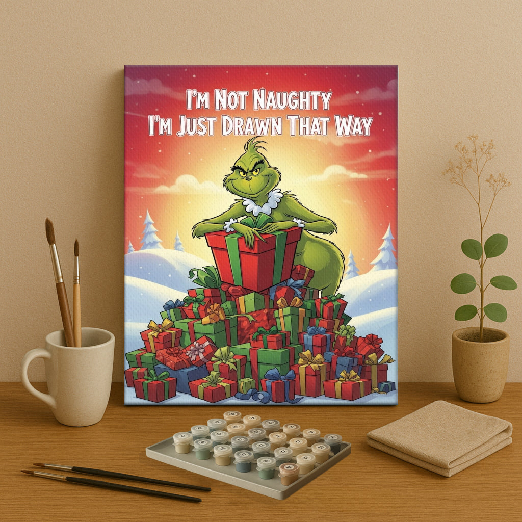 Colorful Christmas Joy #82 | Paint by Numbers Kit EasyArtJoy