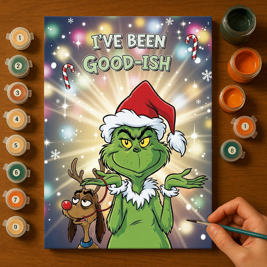 Colorful Christmas Joy #83 | Paint by Numbers Kit EasyArtJoy