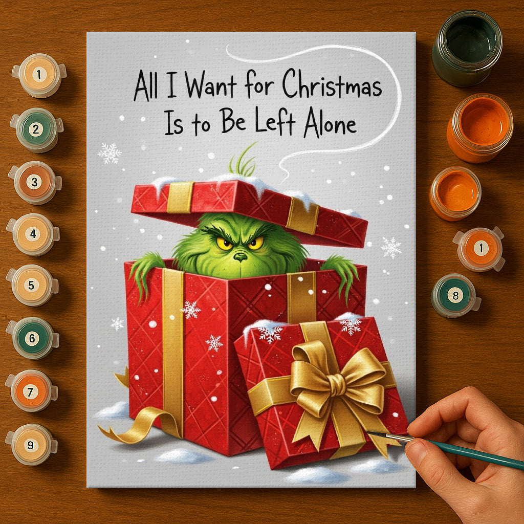 Colorful Christmas Joy #84 | Paint by Numbers Kit EasyArtJoy