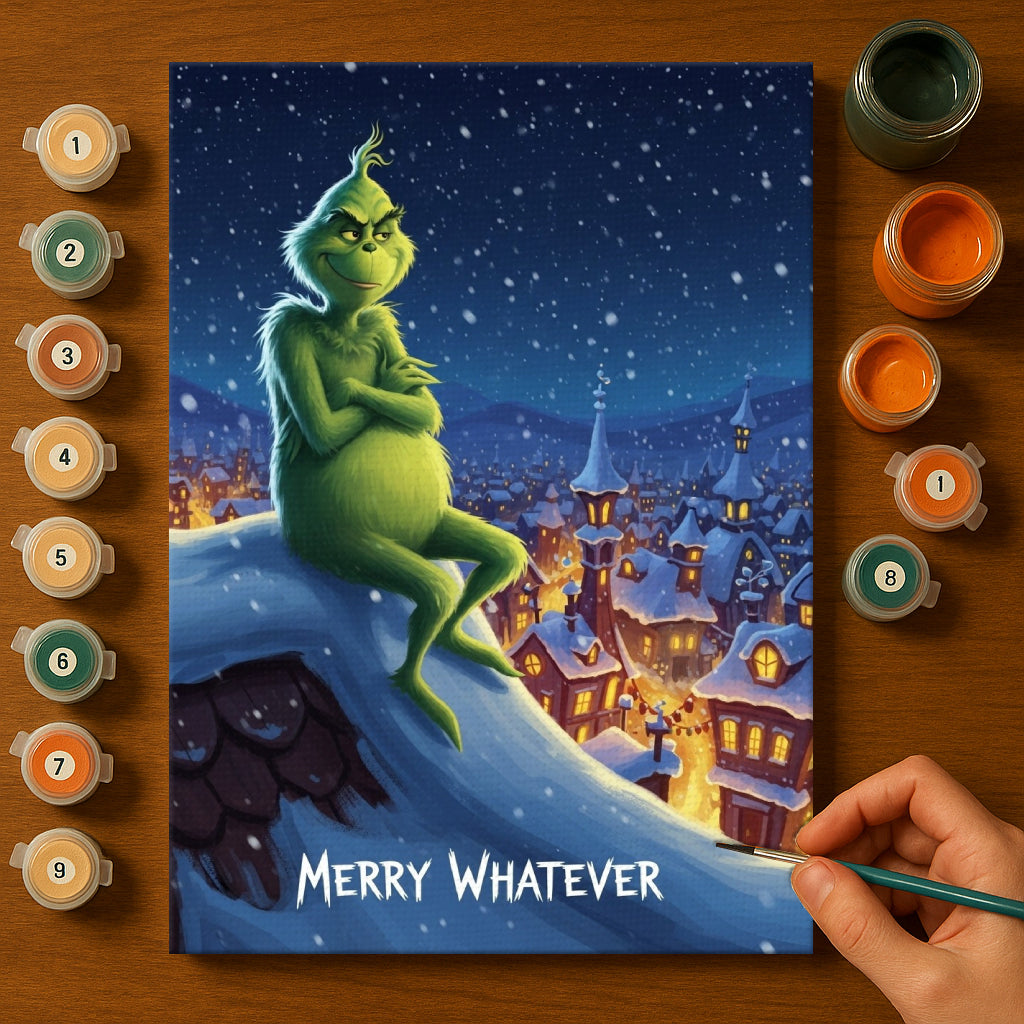 Colorful Christmas Joy #87 | Paint by Numbers Kit EasyArtJoy