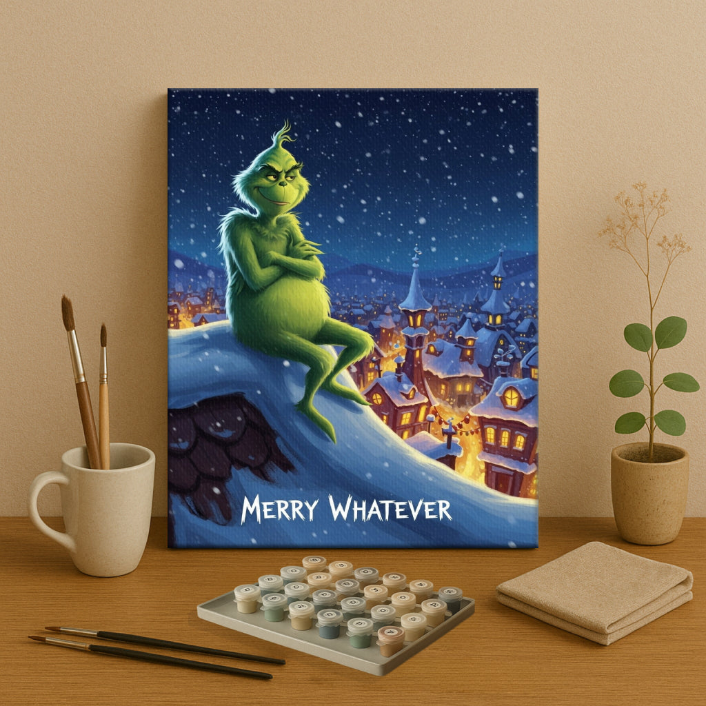 Colorful Christmas Joy #87 | Paint by Numbers Kit EasyArtJoy