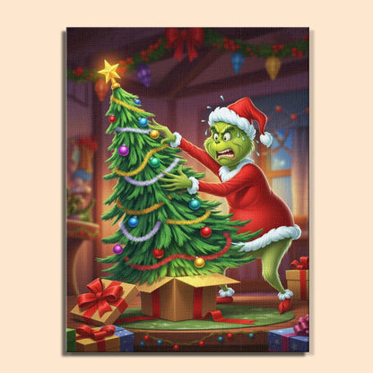 Colorful Christmas Joy #88 | Paint by Numbers Kit EasyArtJoy