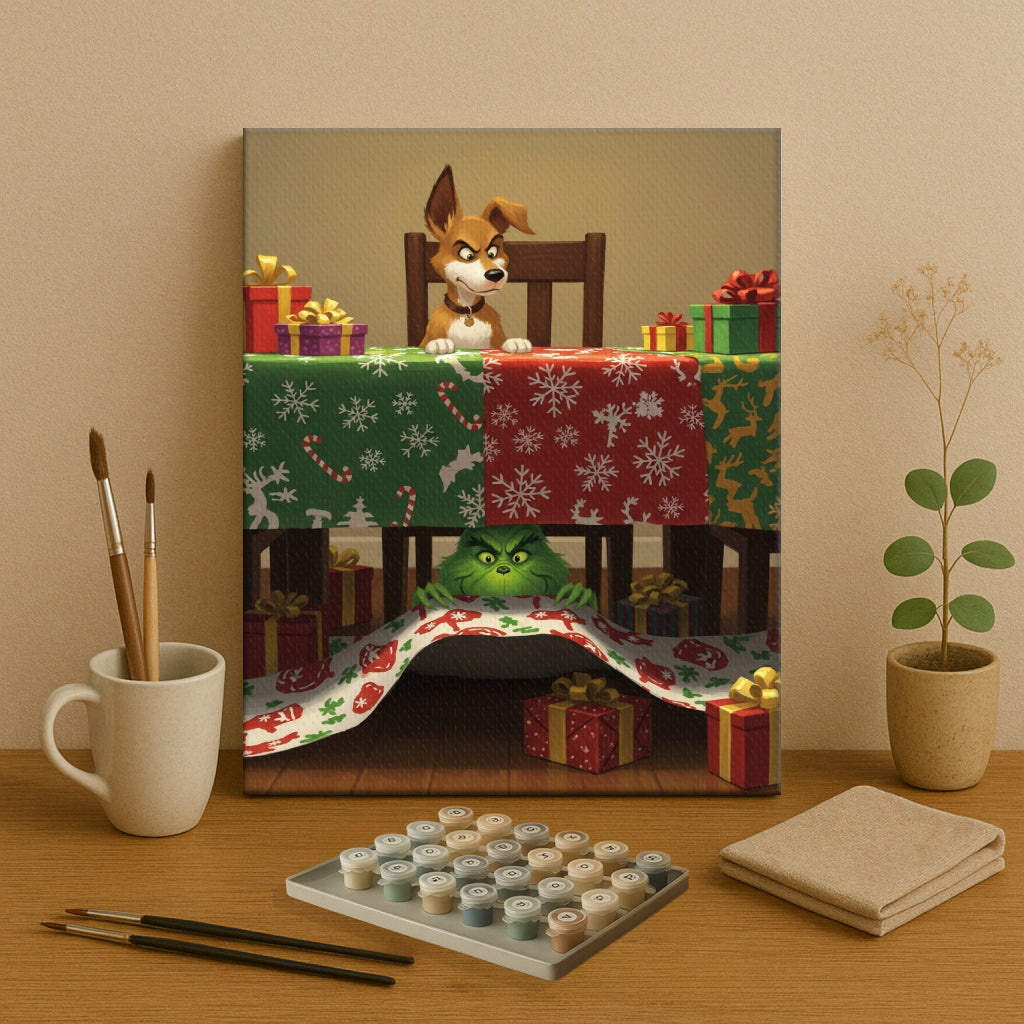 Colorful Christmas Joy #89 | Paint by Numbers Kit EasyArtJoy