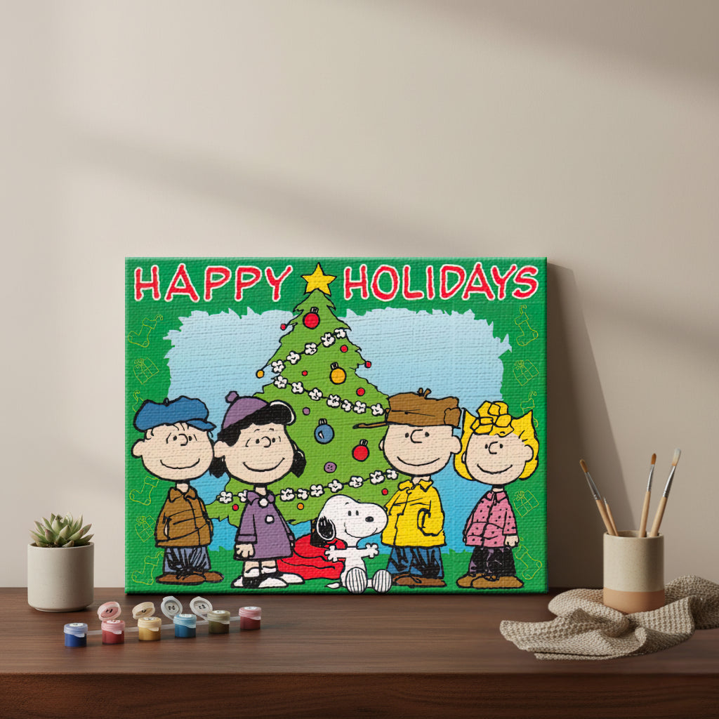 Colorful Christmas Joy #8 | Paint by Numbers Kit EasyArtJoy