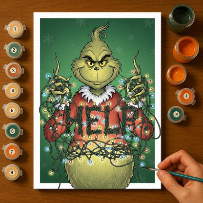 Colorful Christmas Joy #90 | Paint by Numbers Kit EasyArtJoy