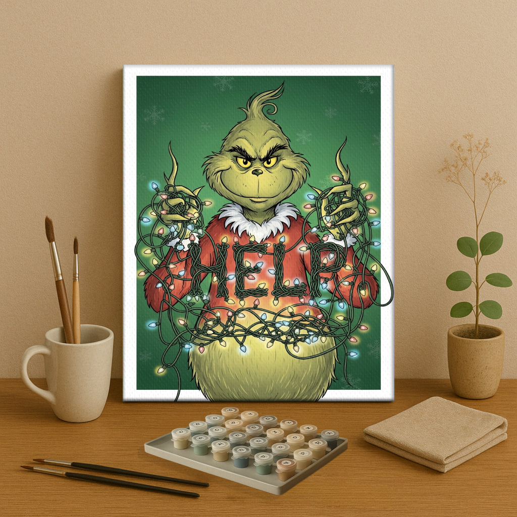 Colorful Christmas Joy #90 | Paint by Numbers Kit EasyArtJoy