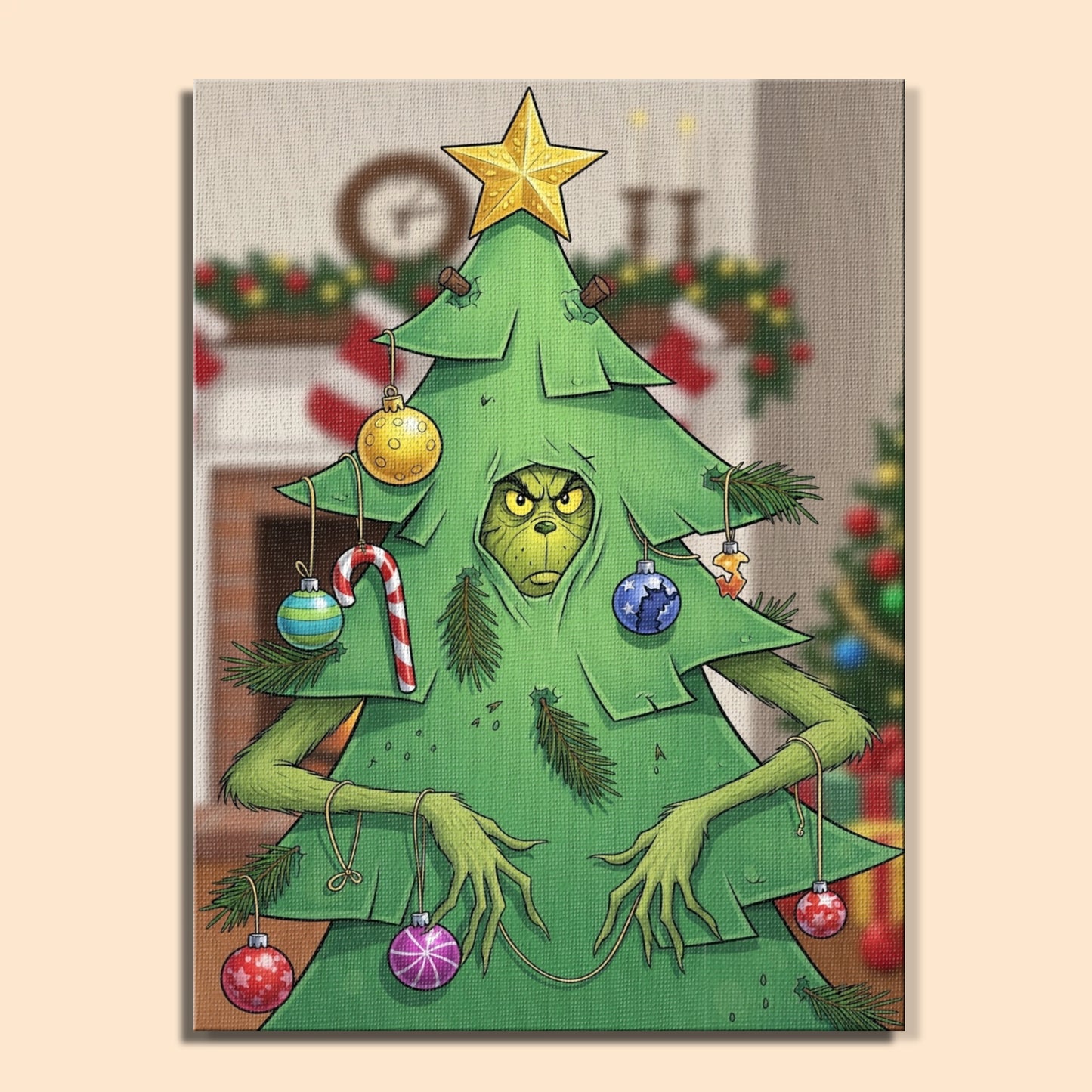 Colorful Christmas Joy #92 | Paint by Numbers Kit EasyArtJoy