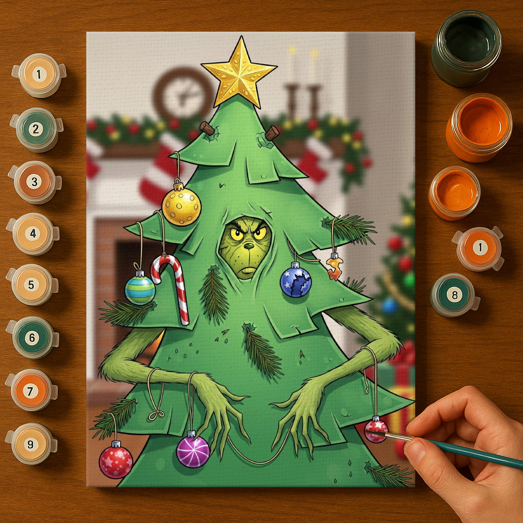 Colorful Christmas Joy #92 | Paint by Numbers Kit EasyArtJoy