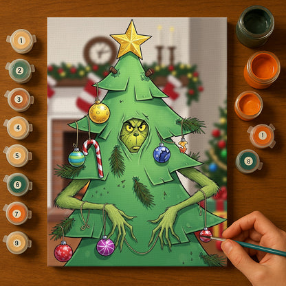 Colorful Christmas Joy #92 | Paint by Numbers Kit EasyArtJoy