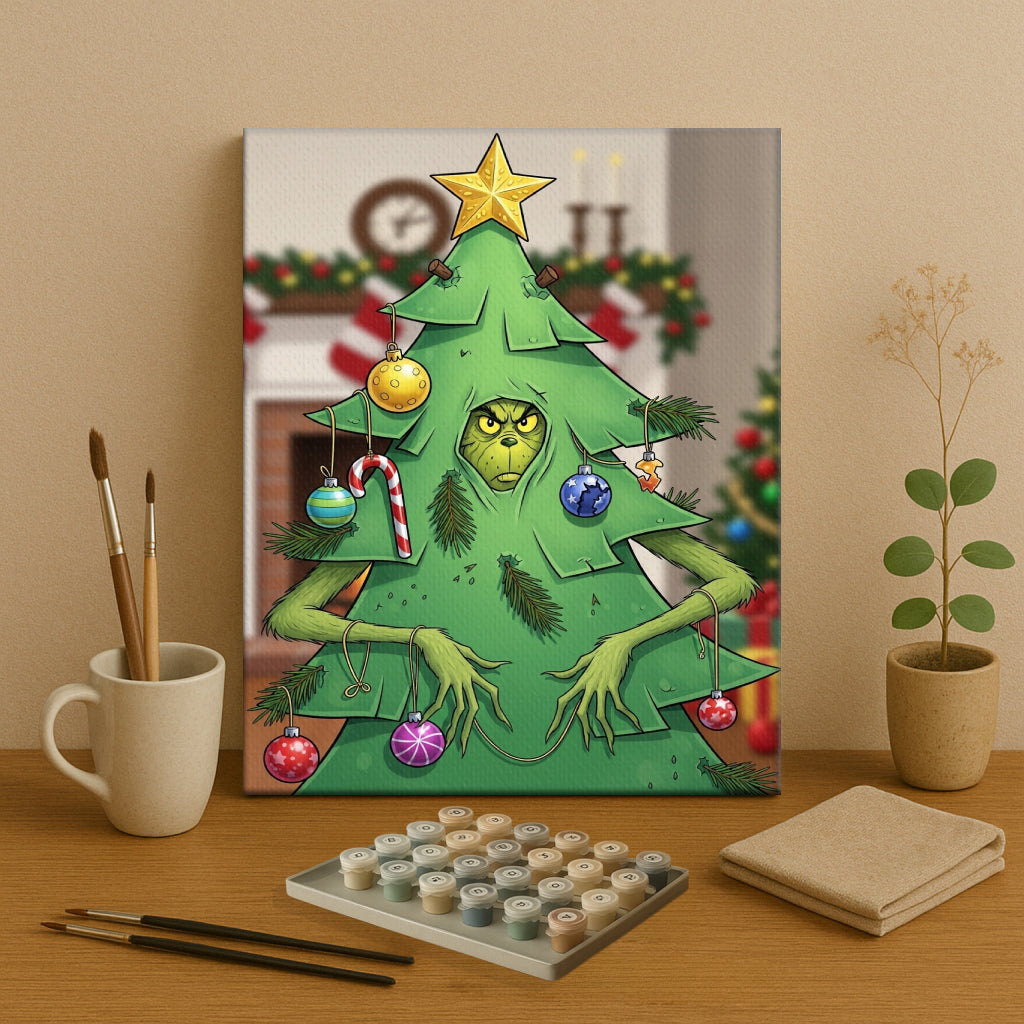 Colorful Christmas Joy #92 | Paint by Numbers Kit EasyArtJoy