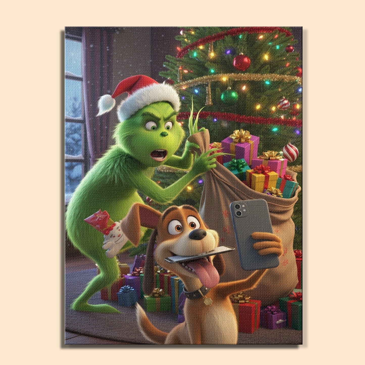 Colorful Christmas Joy #93 | Paint by Numbers Kit EasyArtJoy