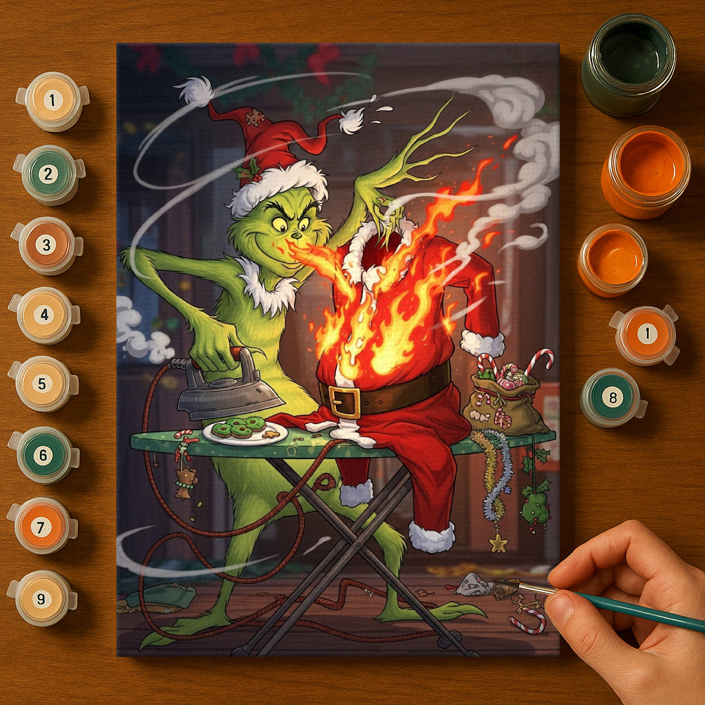 Colorful Christmas Joy #94 | Paint by Numbers Kit EasyArtJoy