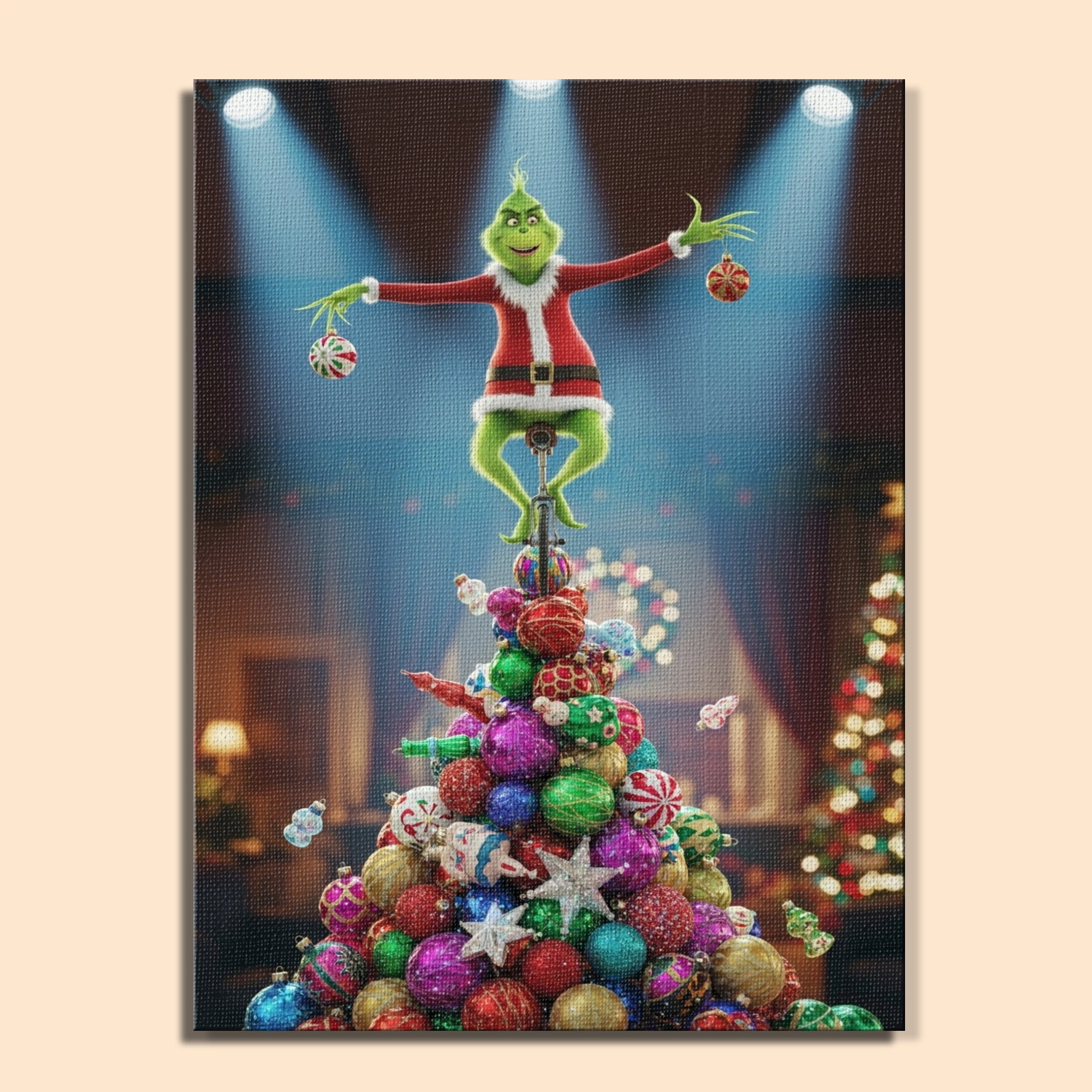 Colorful Christmas Joy #95 | Paint by Numbers Kit EasyArtJoy