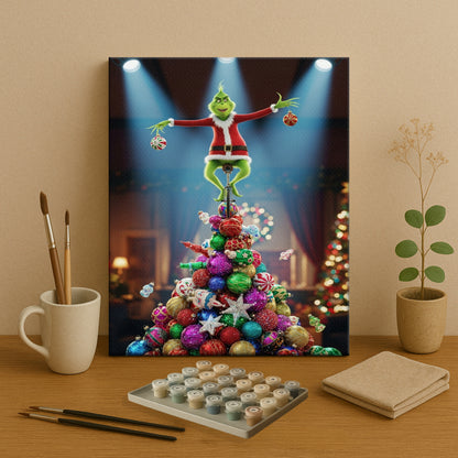 Colorful Christmas Joy #95 | Paint by Numbers Kit EasyArtJoy