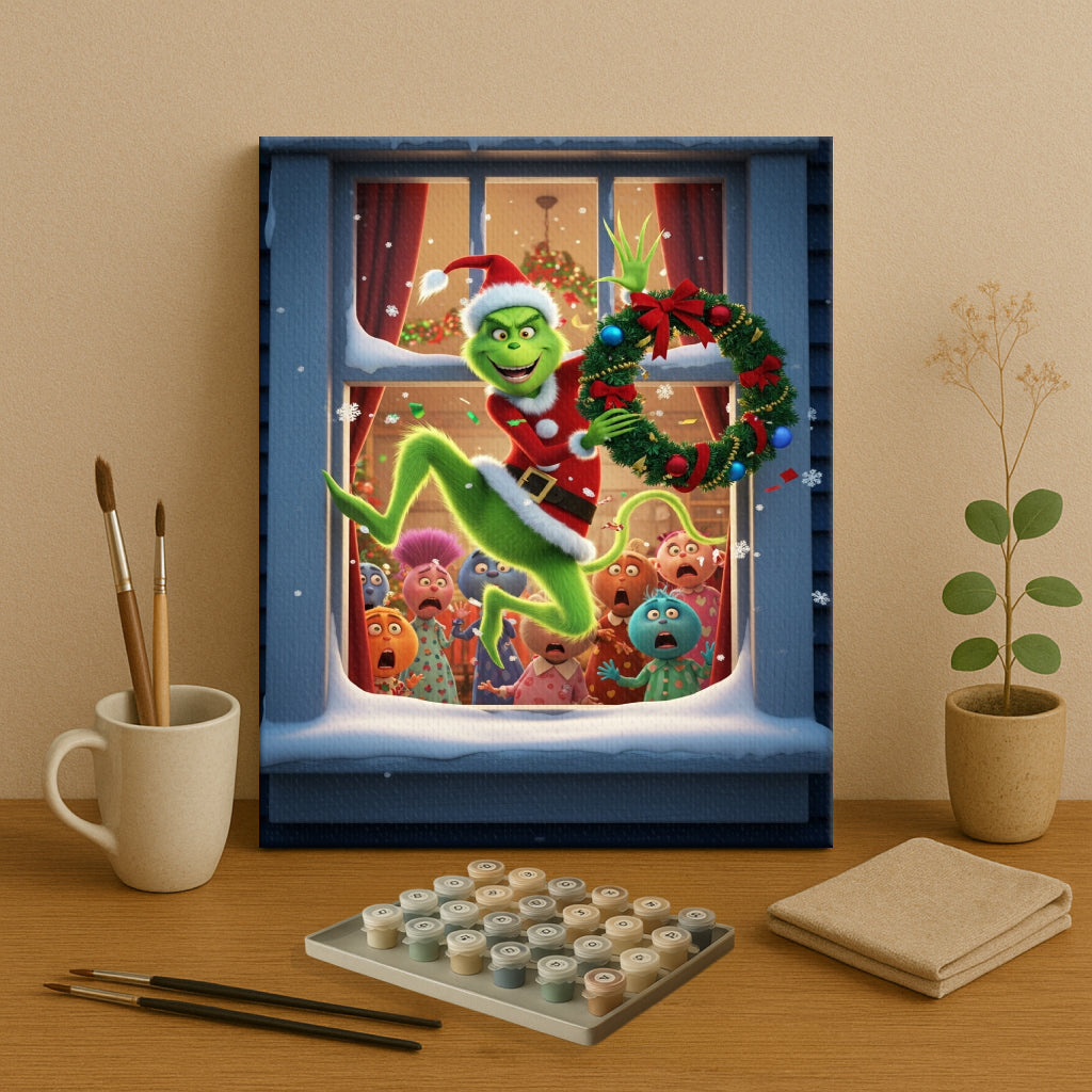 Colorful Christmas Joy #96 | Paint by Numbers Kit EasyArtJoy